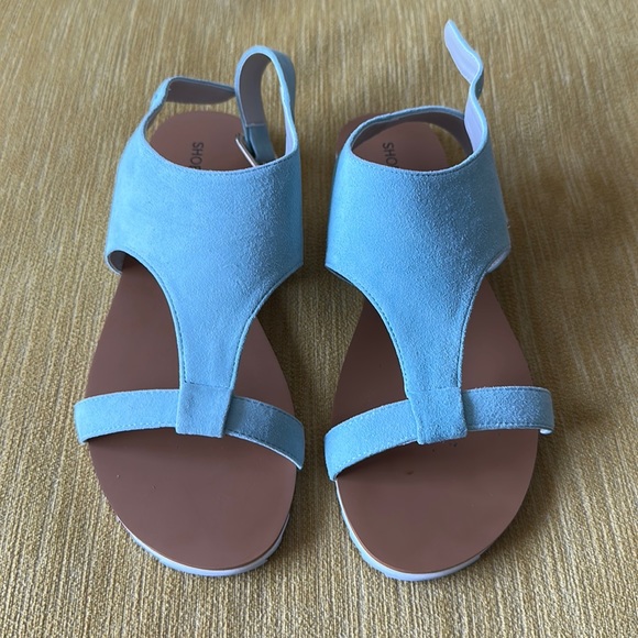 Shoemint Maryam baby blue sandals - Picture 1 of 4